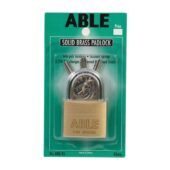 Ezi Storage solid brass padlock measuring 45mm in size