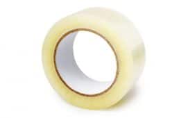 roll of packing tape used for moving boxes